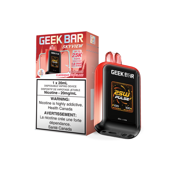 Geek Bar Skyview 25k Puff Disposable Vape 20ml