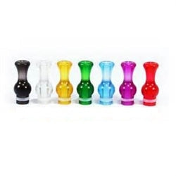 [CLEARANCE] Ming Smoky Clear Delrin Drip Tips