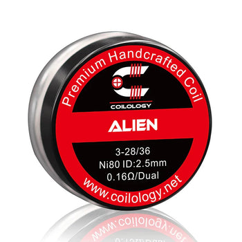 [Clearance] 2pcs Coilology Ni80 Alien Prebuilt Coils 3-28/36