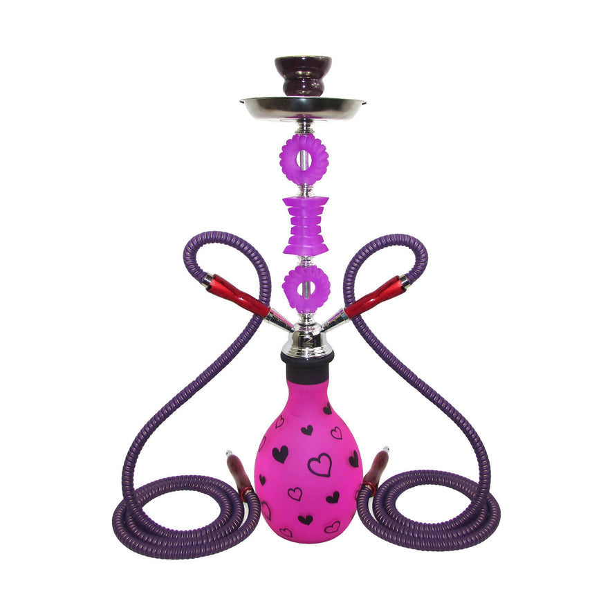 Zebra Heart 2 Hose 28" Hookah