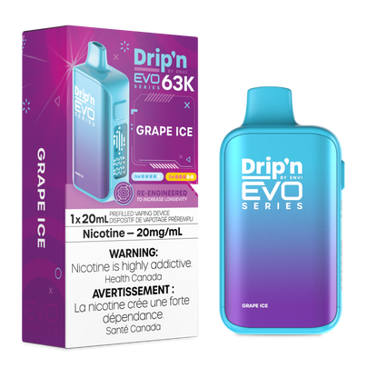 ENVI Drip'n EVO 63K Rechargeable Disposable Vape 20mL