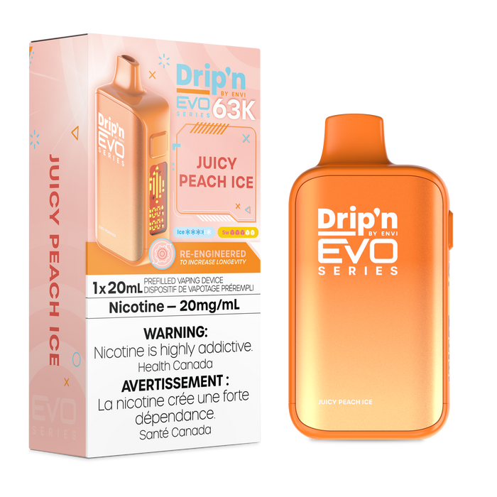 ENVI Drip'n EVO 63K Rechargeable Disposable Vape 20mL