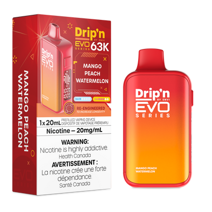 ENVI Drip'n EVO 63K Rechargeable Disposable Vape 20mL