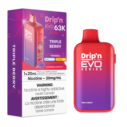 ENVI Drip'n EVO 63K Rechargeable Disposable Vape 20mL
