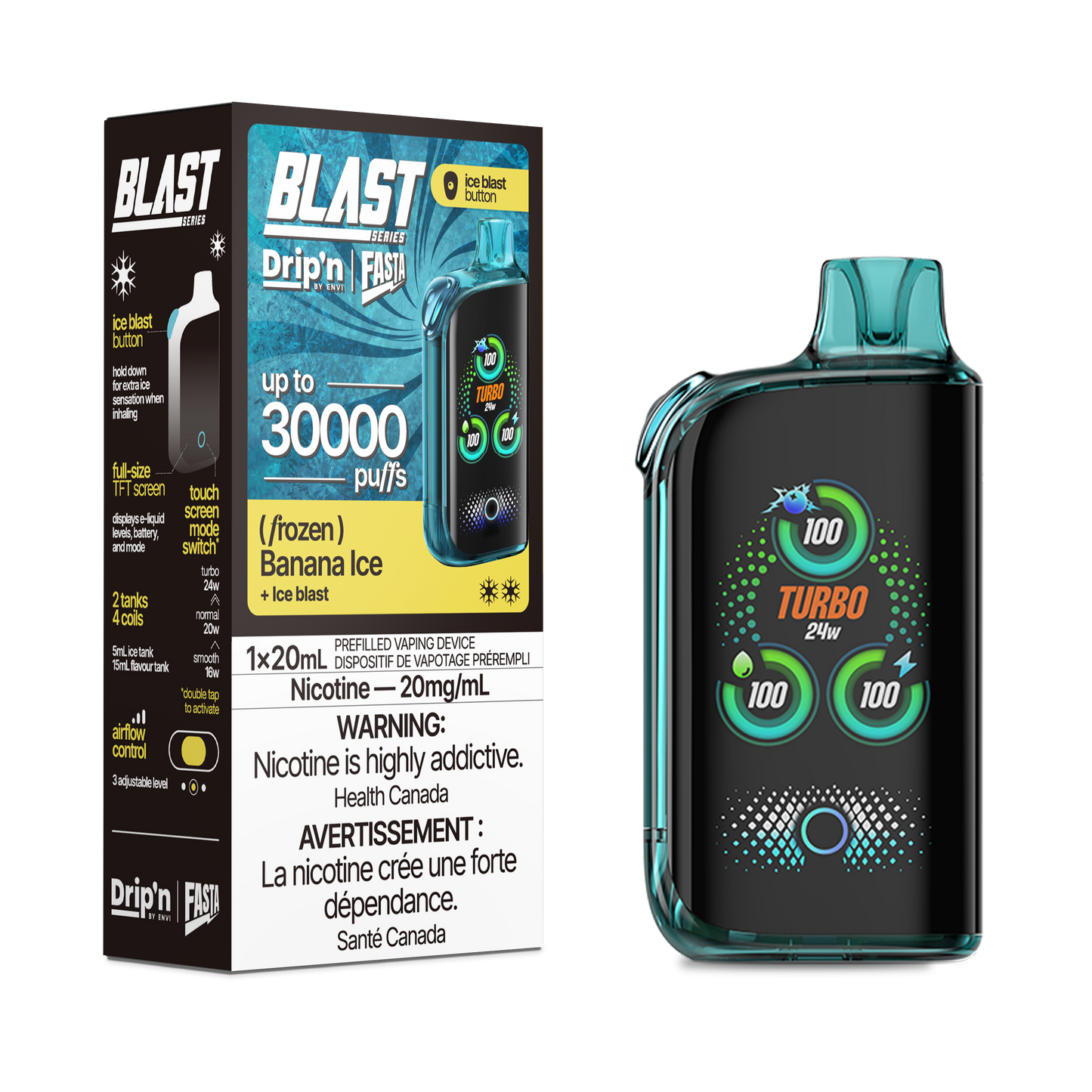 ENVI Drip'n X Fasta BLAST SERIES 30K 20mL Disposable Vape