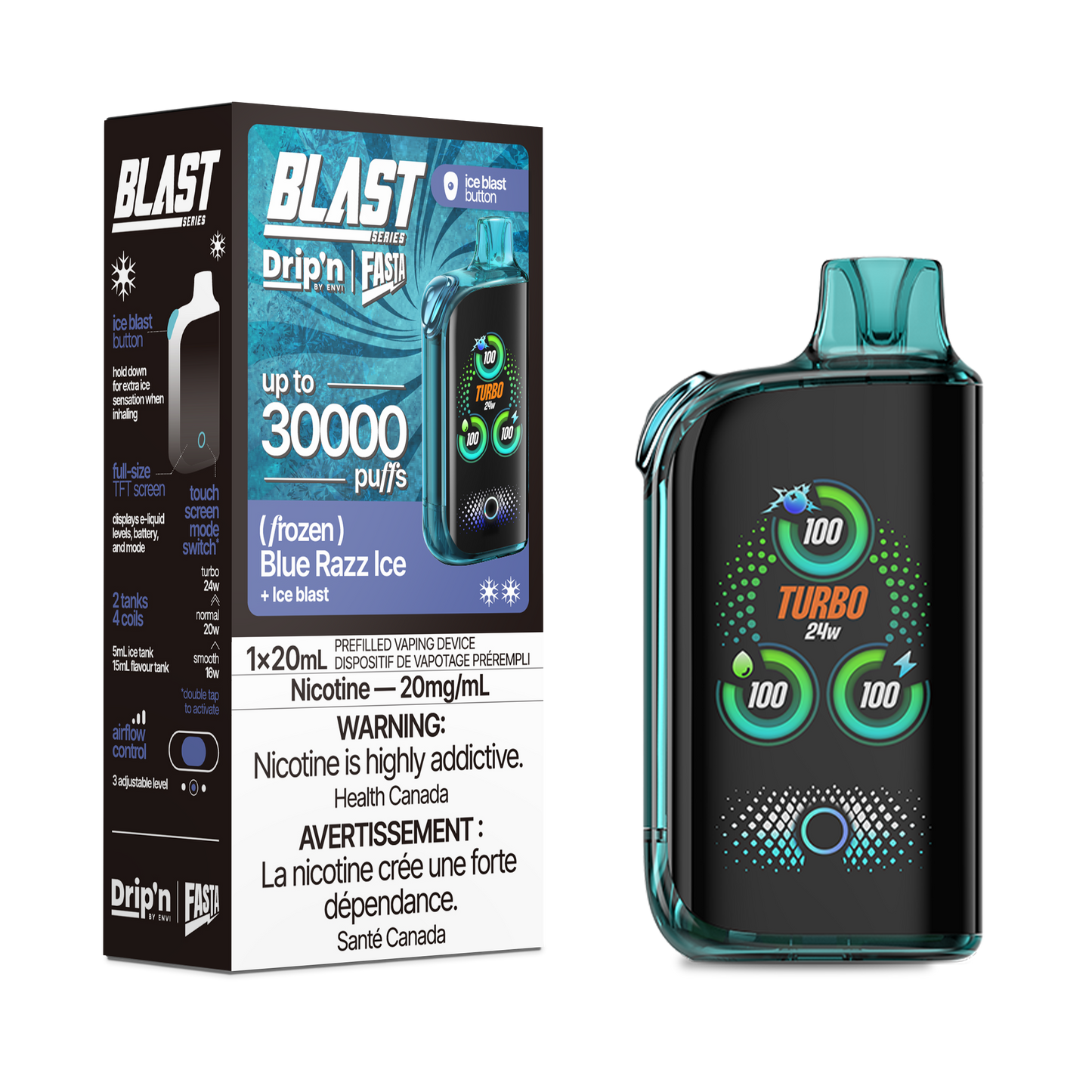 ENVI Drip'n X Fasta BLAST SERIES 30K 20mL Disposable Vape