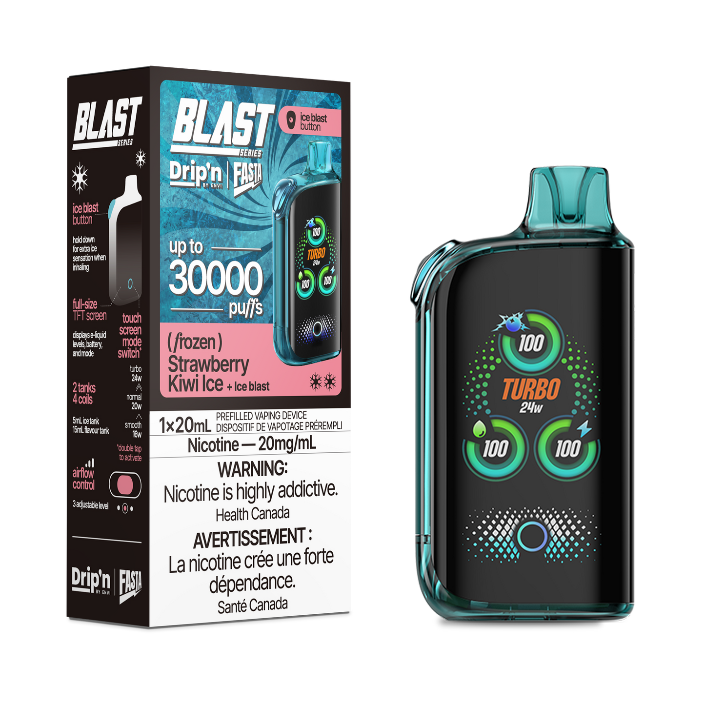 ENVI Drip'n X Fasta BLAST SERIES 30K 20mL Disposable Vape