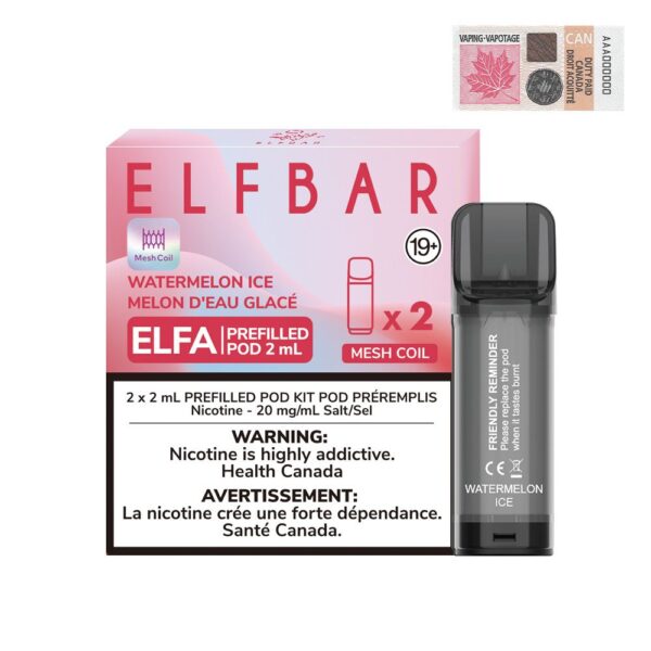 [Liquidation] ELFBAR ELFA Pods 2ml Lot de 2