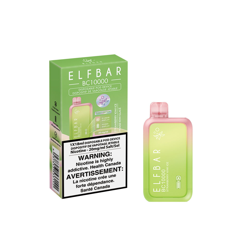 ELF Bar Vape jetable rechargeable BC10000 Puff Elfbar 18 ml