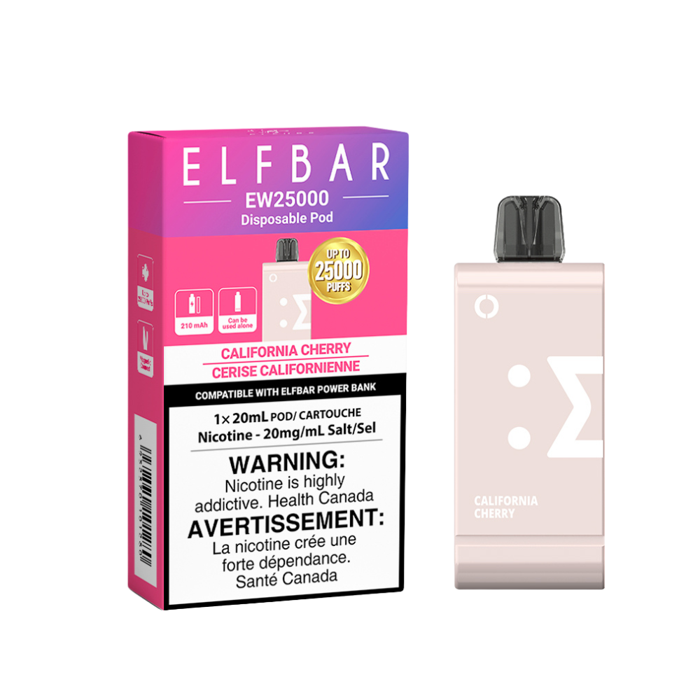 Elf Bar EW25K Puff Disposable Replacement Pod *No charge battery Included*