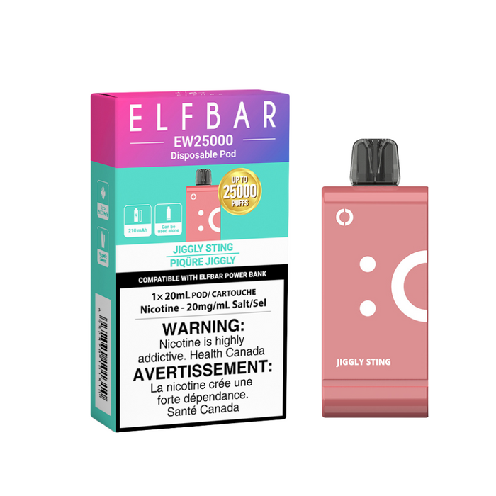 Elf Bar EW25K Puff Disposable Replacement Pod *No charge battery Included*