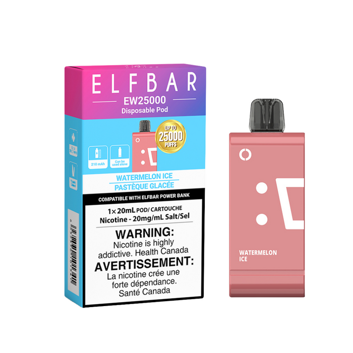 Elf Bar EW25K Puff Disposable Replacement Pod *No charge battery Included*