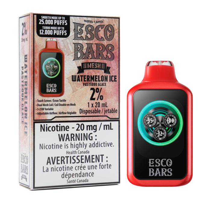 Esco Bars Rechargeable Disposable Vape 20mL