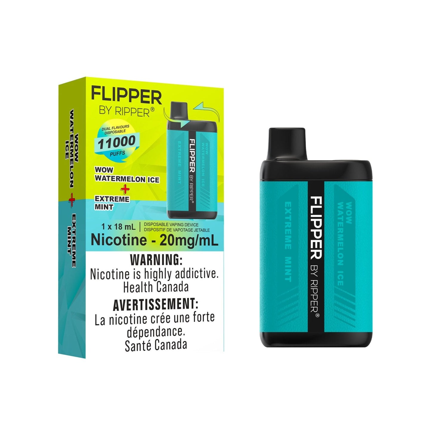 [Clearance] Gcore Flipper 11000 Puff Rechargeable Disposable Vape 18ml