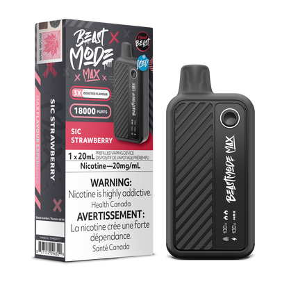 Flavour Beast Mode MAX 18000 Puff Disposable Vape Sic Strawberry