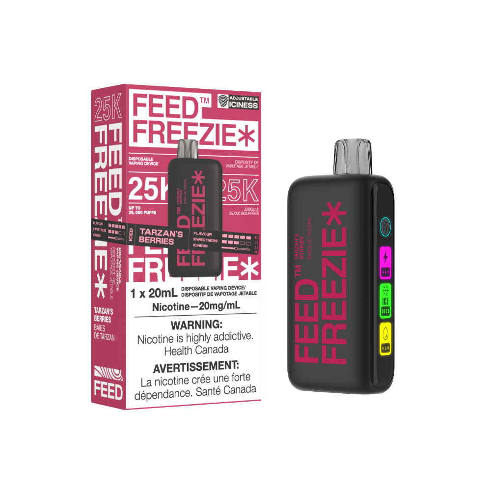 FEED Freezie 25k Puff Rechargeable Disposable Vape 20ml