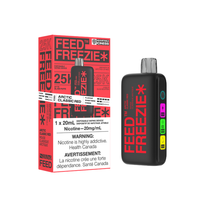 FEED Freezie 25k Puff Vape jetable rechargeable 20 ml