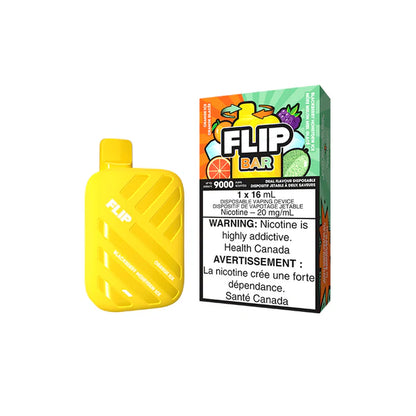 Flip Bar jetable 2 en 1 9000 bouffées rechargeables 16 ml