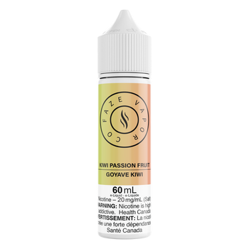 Faze Vapor Co 60 mL Salts - Kiwi Passion Fruit (+Guava)