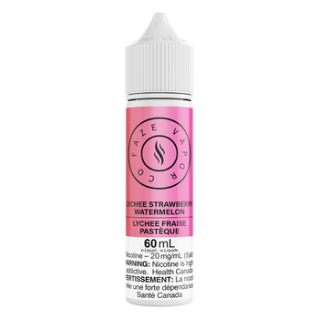 Faze Vapor Co 60 mL Salts - Lychee Strawberry Watermelon