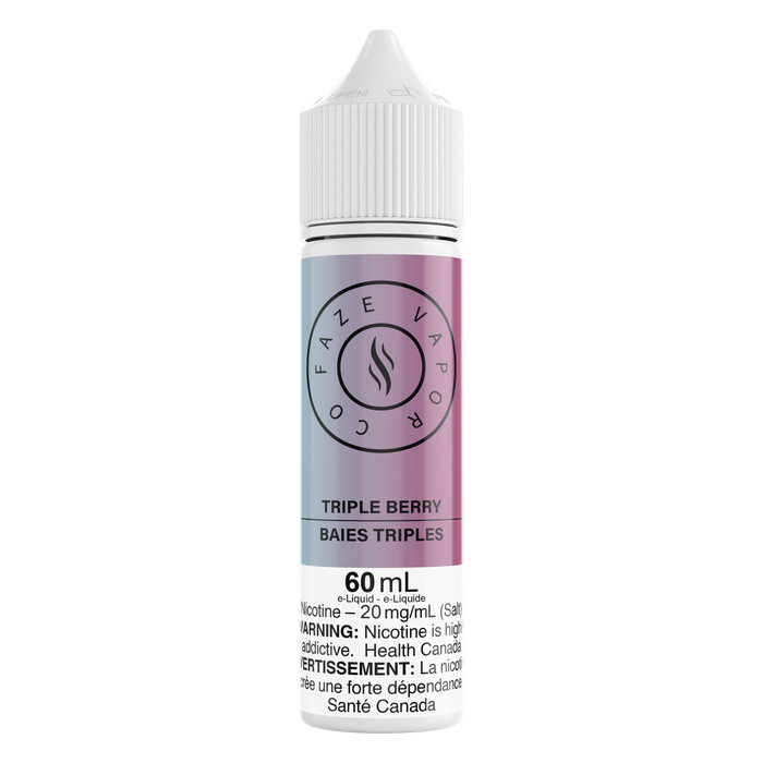 Faze Vapor Co 60 mL Salts - Triple Berry