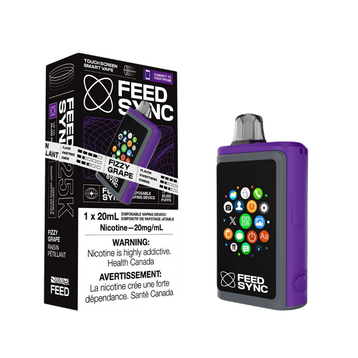 Feed Sync 25k Puff 20mL Rechargeable Disposable Vape