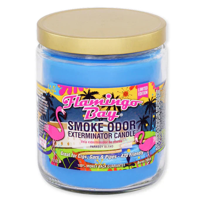 Smoke Odor - 13oz Flamingo Bay Candle