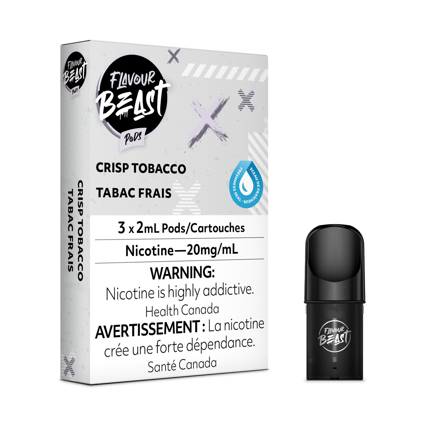 Flavour Beast STLTH/ALLO S-Pod Pack Flavor Crisp Tobacco