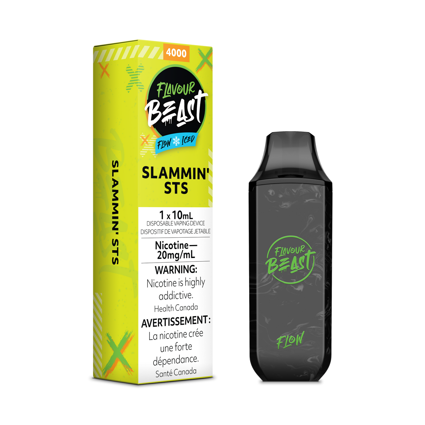 Flavour Beast Flow Rechargeable Disposable 4000 Puff Flavor 10ml