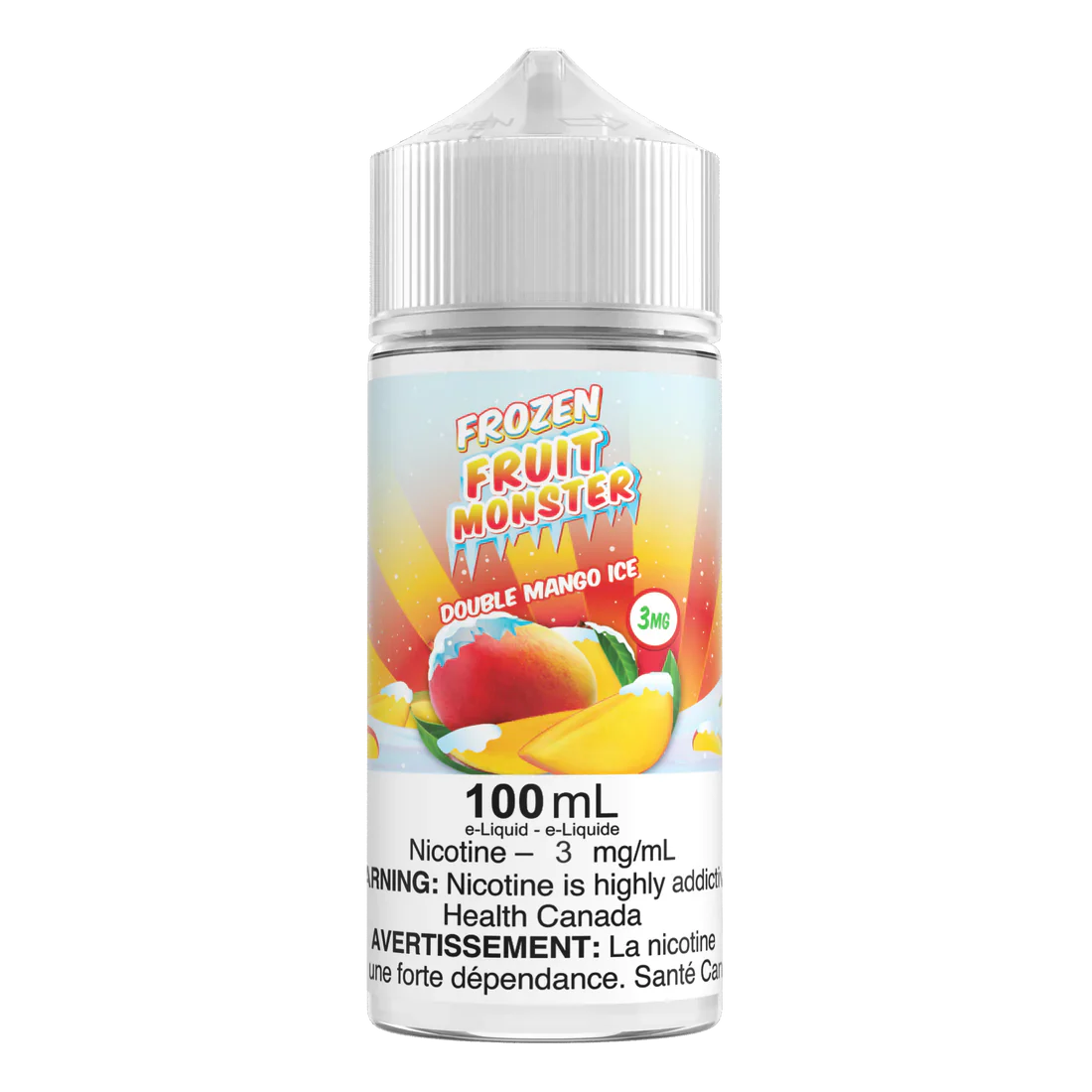 Monstre de fruits congelés 100 ml - Glace double mangue