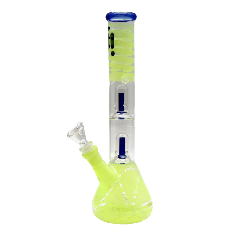 Bong à eau Infyniti 12" avec double protection anti-éclaboussures et récupérateur de glace