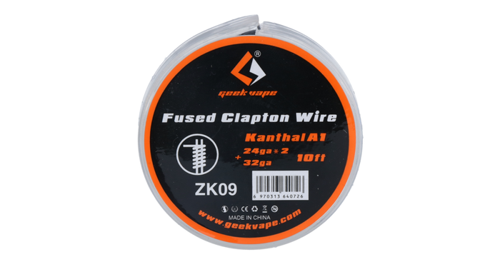 Fil Clapton fusionné GeekVape KA A1 de 10 pieds (24GA*2+32GA) (ZK09)