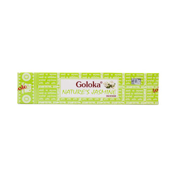 Goloka – Nature’s Jasmin 9″ Incense Sticks (15g)