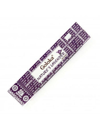 Goloka – Nature's Lavender 9″ Incense Sticks (15g)