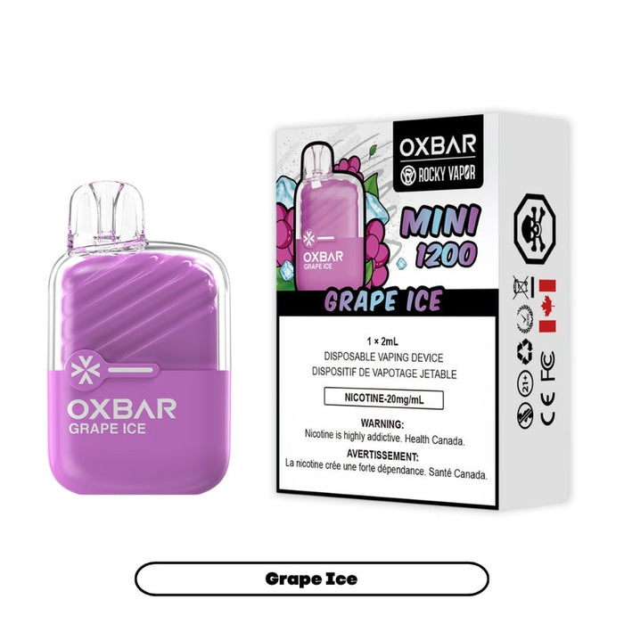 OXBAR X Rocky Vapor Mini 2mL 1200 Puff Disposable Vape