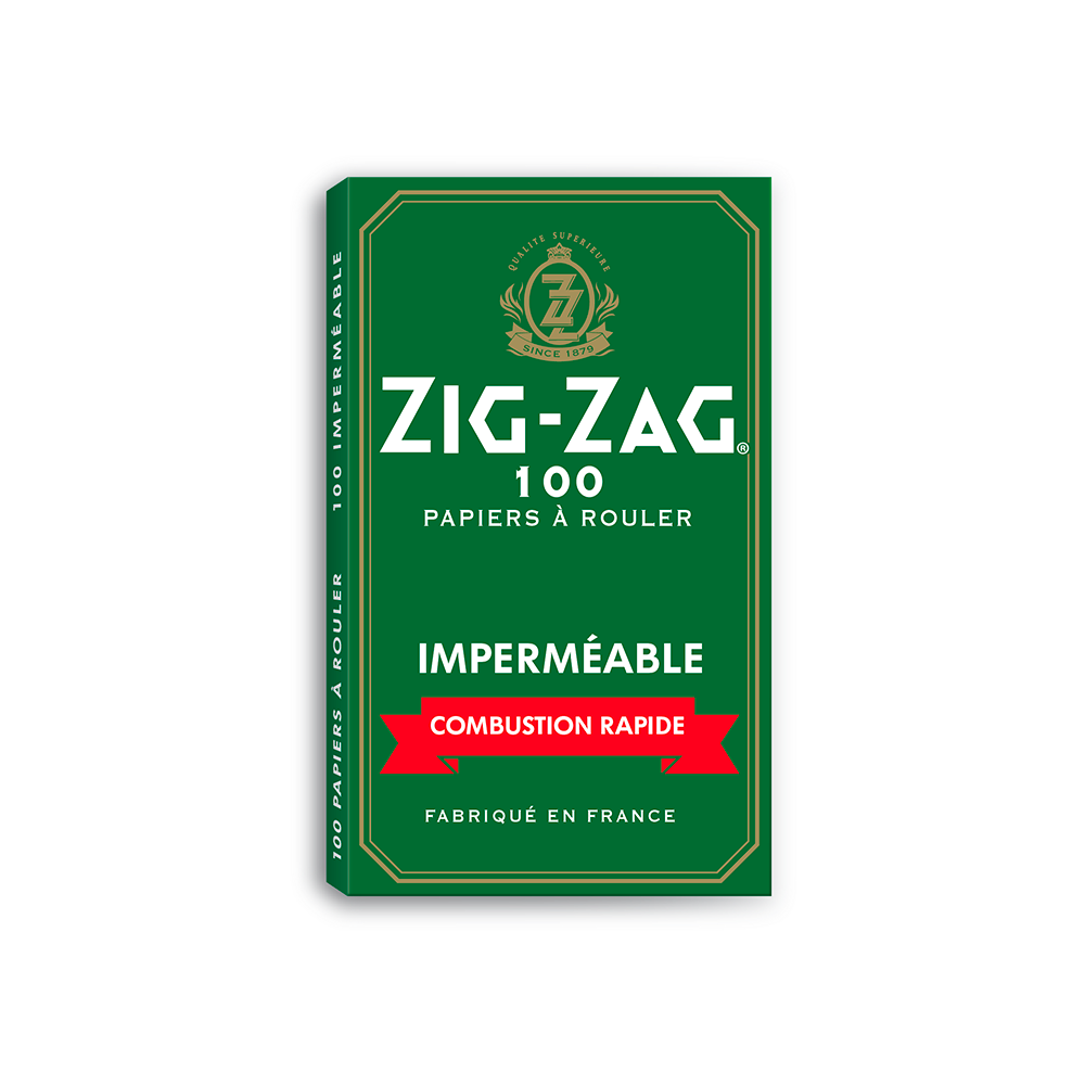 Zig-Zag | Feuilles à rouler vertes résistantes à l'humidité