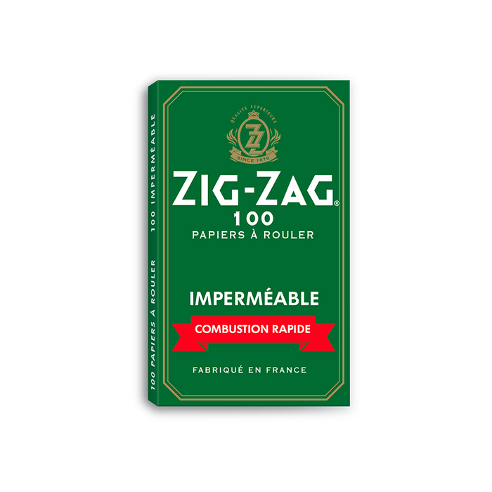 Zig-Zag | Feuilles à rouler vertes résistantes à l'humidité