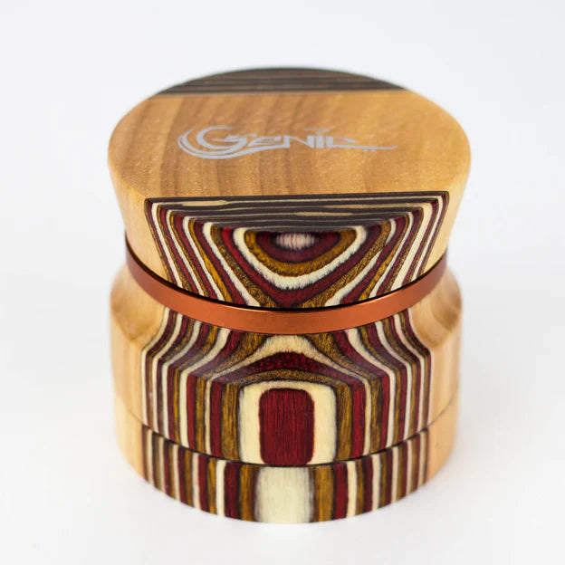 Genie 4 Parts Wooden Cover Grinder