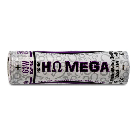 HohmTech Mega 18650 2505MAH 22A Battery