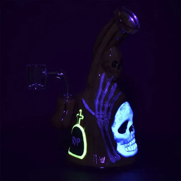 7" Haunted Gourd Glow in the Dark Dab Rig