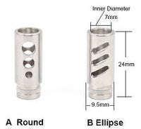 [CLEARANCE] Hollow Out Stainless Steel Wide Bore 510 Drip Tip