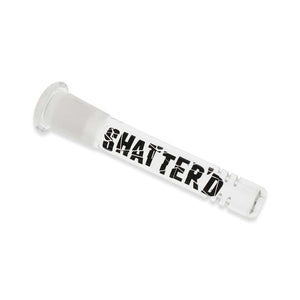 Shatter'd Glassworks - Tige descendante diffuse à fente horizontale de 3 po - Extrémité ouverte pour les herbes