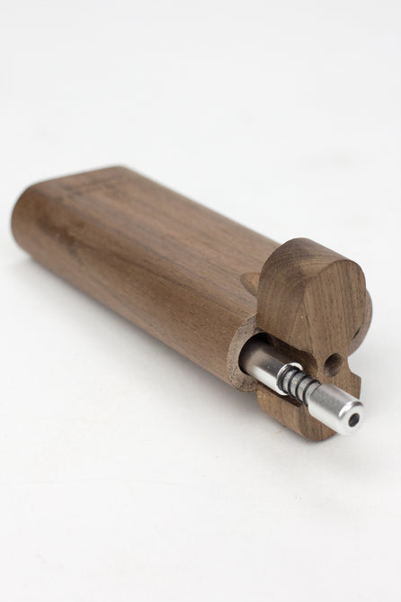 Walnut Dugout with Anodized Spring One Hitter