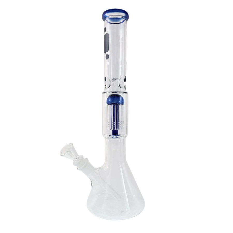 Infyniti Glass 14" Beaker Bong with 8-Arm Tree Perc & Ice Pinch