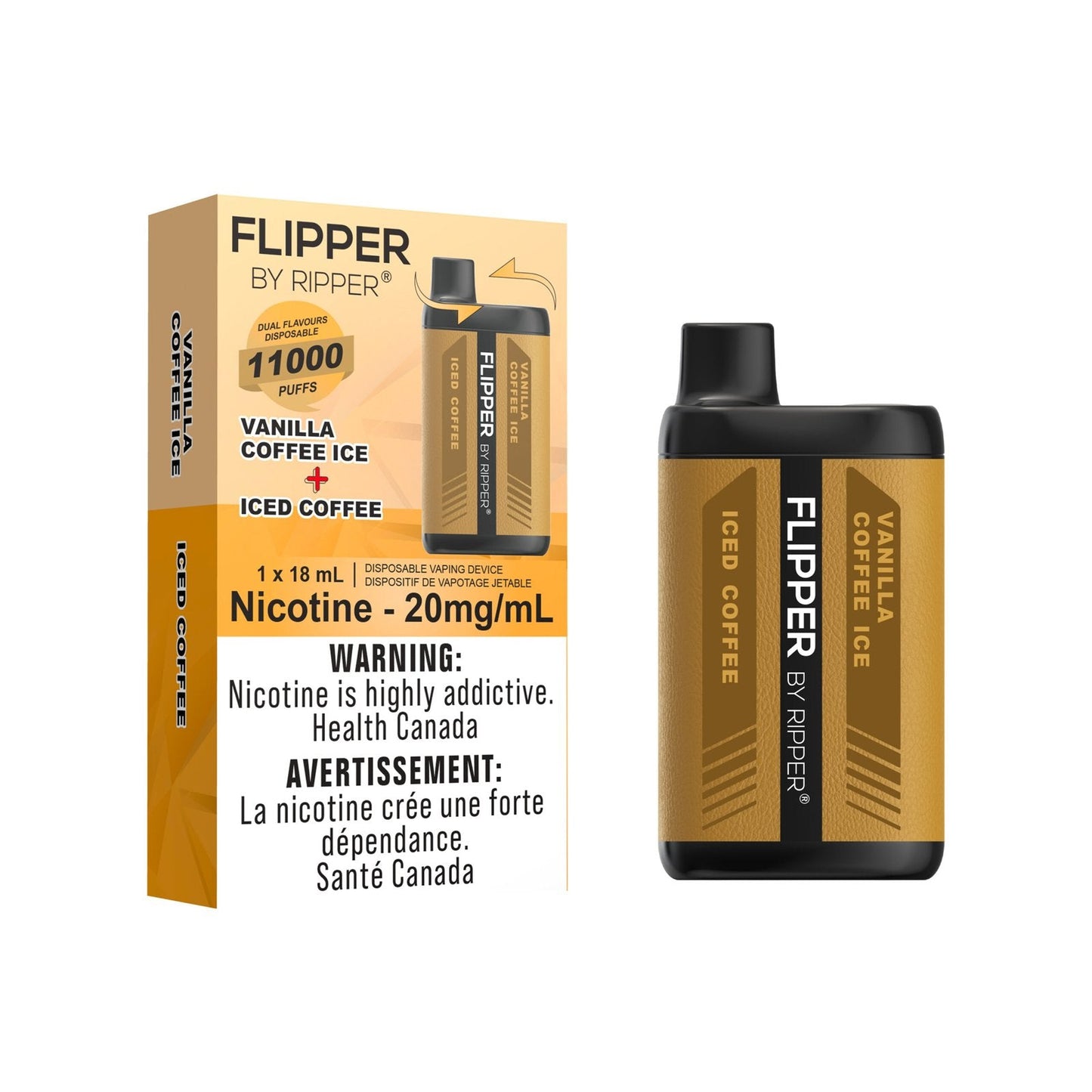 [Clearance] Gcore Flipper 11000 Puff Rechargeable Disposable Vape 18ml