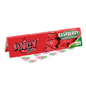 Feuilles à rouler au goût de framboise King Size Slim de Juicy Jay