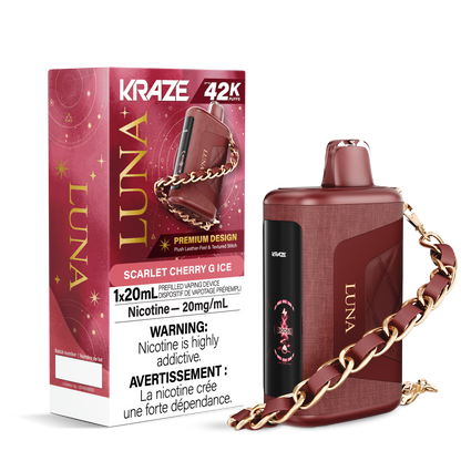 Kraze Luna Rechargeable Disposable Vape 20ml