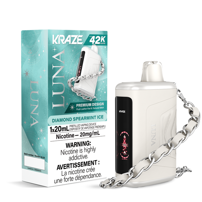 Kraze Luna Rechargeable Disposable Vape 20ml