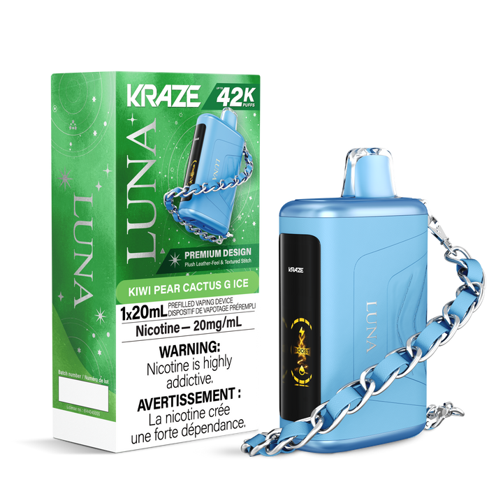 Kraze Luna Rechargeable Disposable Vape 20ml