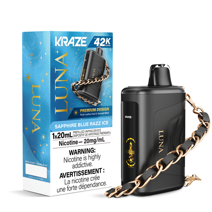 Kraze Luna Rechargeable Disposable Vape 20ml